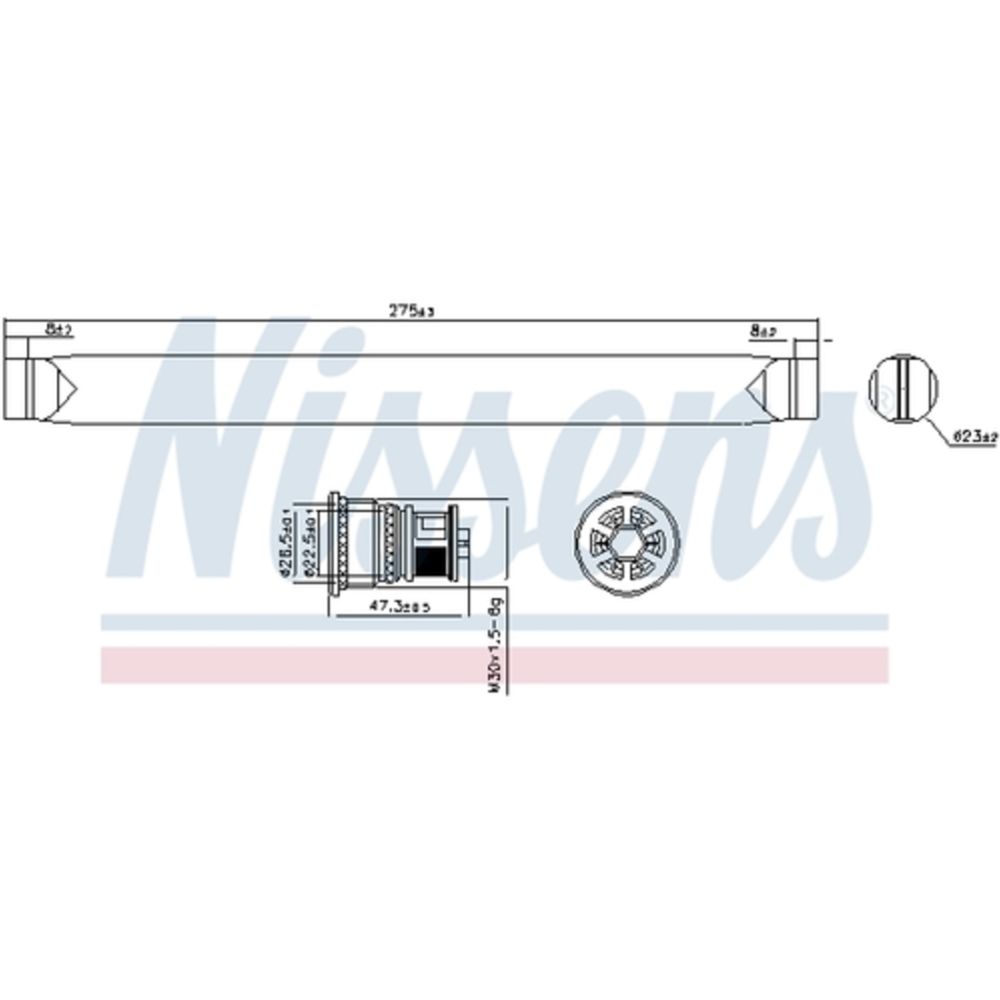 Ilmastointilaitteen kuivain 30-00355