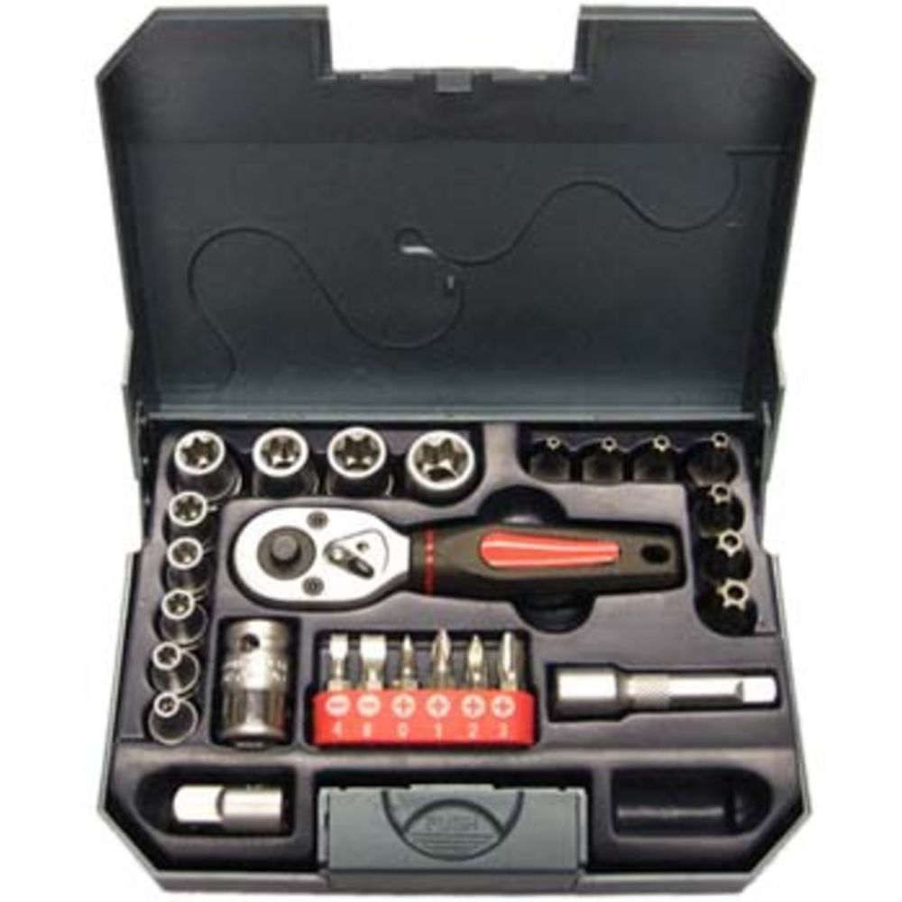 MTX Basic Torx padruni- ja otsikukomplekt narrega 27 osa