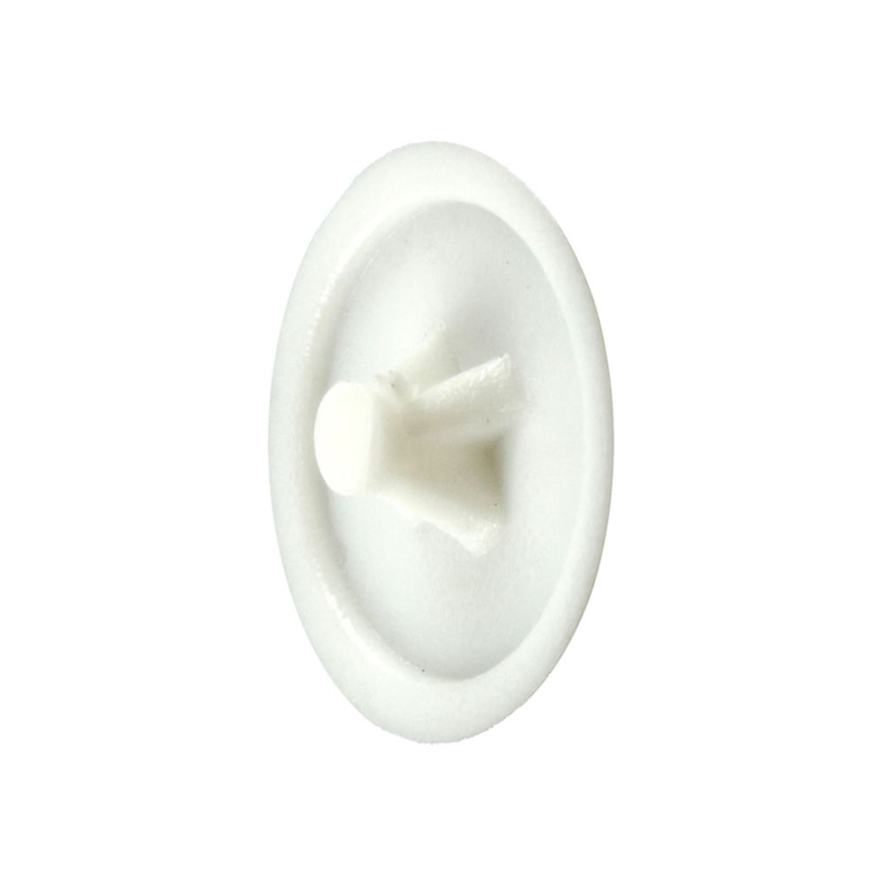 Pisla peitetulppa 12 mm valkoinen