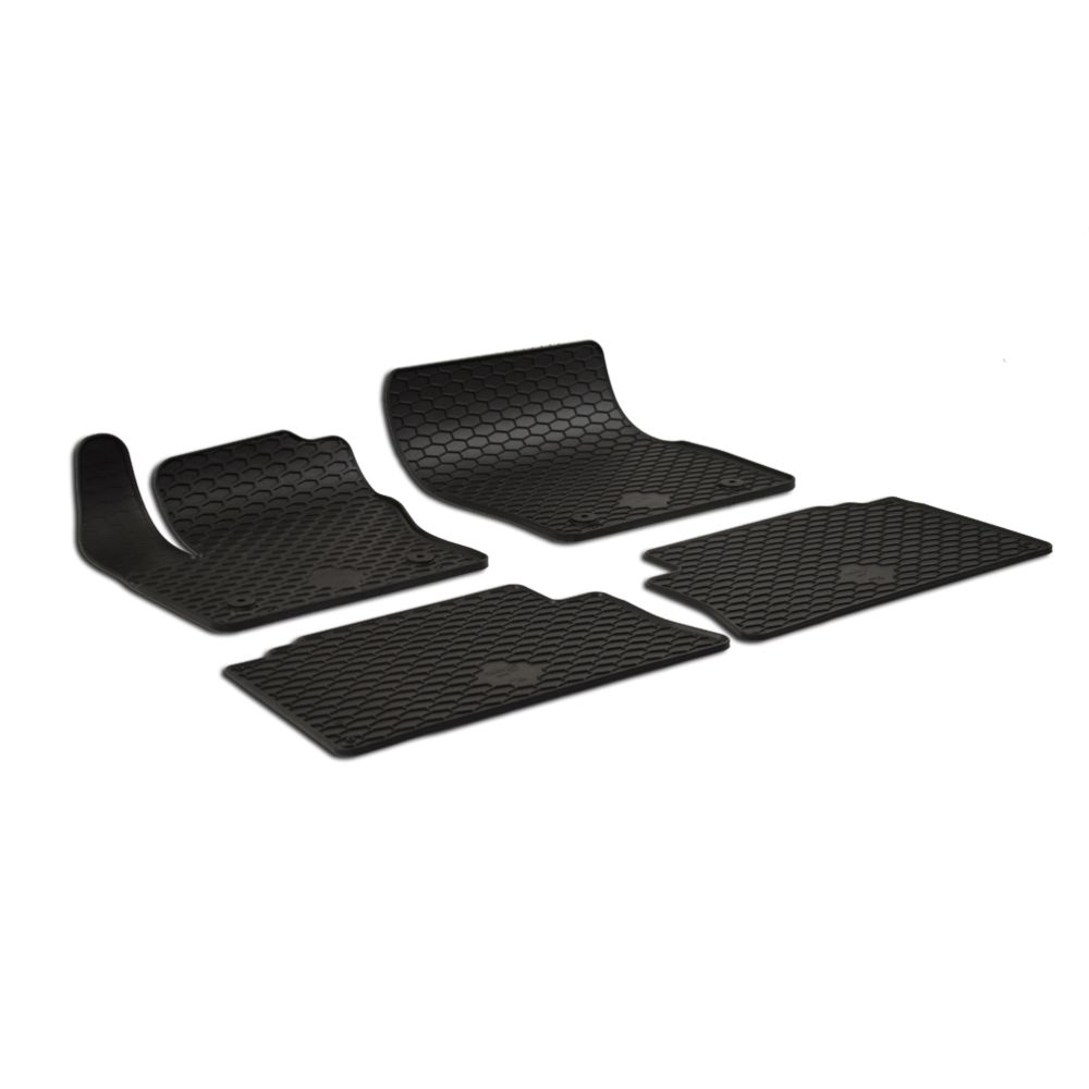 Kummimattide komplekt, Ford Kuga-I/II, 2008-2019, must