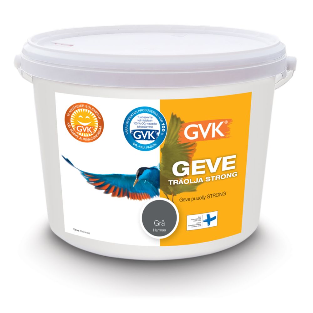 Geve Strong träolja grå 9 L