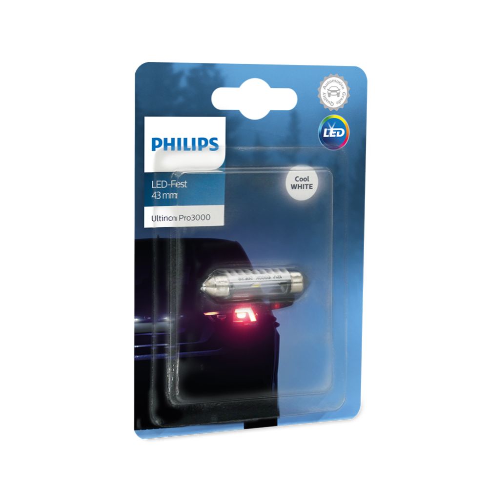 Philips Ultinon Pro3000 43mm sukkula LED-polttimo