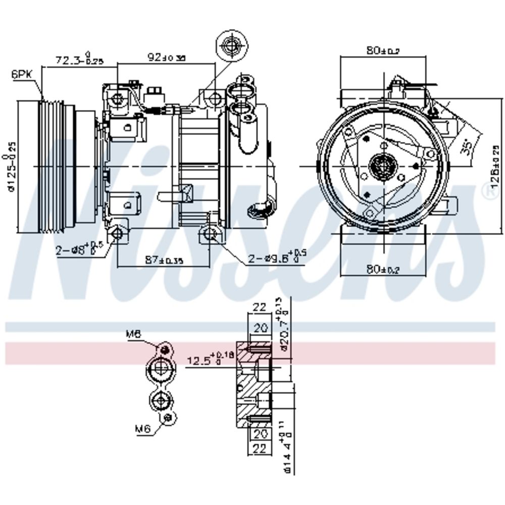 Ilmastointilaitteen kompressori 30-00358