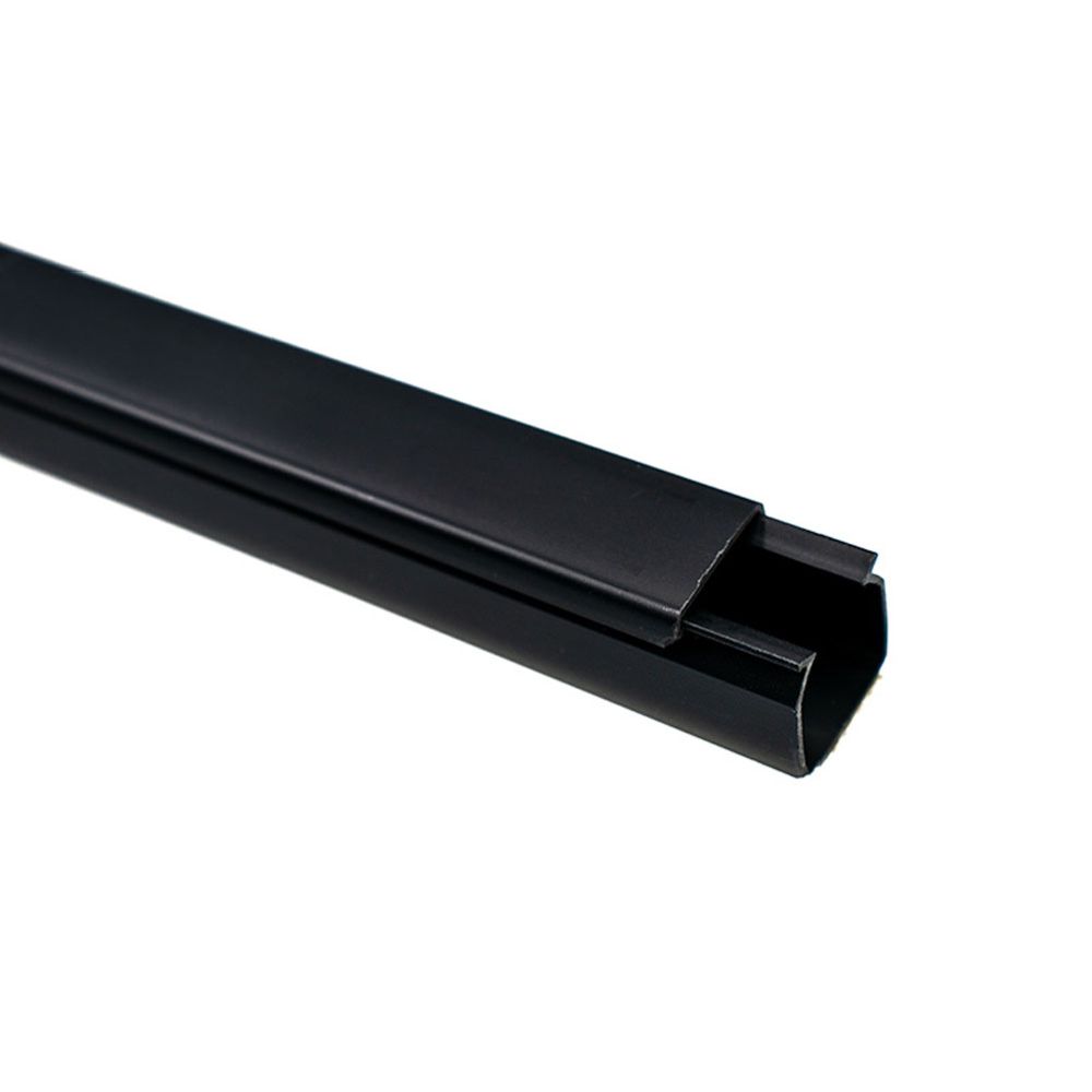 Kabelkanal självhäftande svart 16 x 16 x 2000 mm