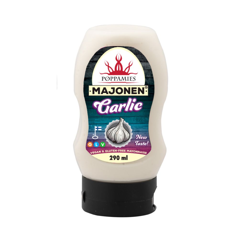 Poppamies Majonen Garlic majonnäs 290 ml