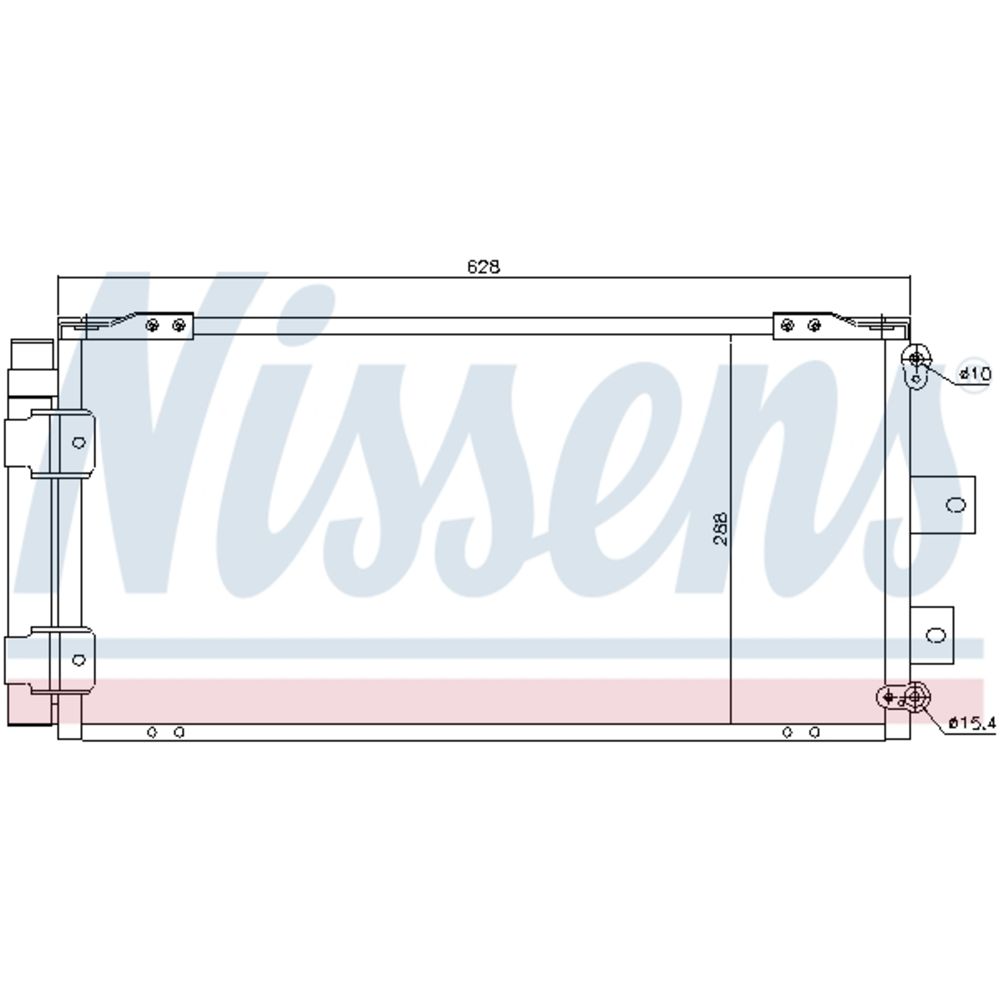 Ilmastointilaitteen lauhdutin 30-00158