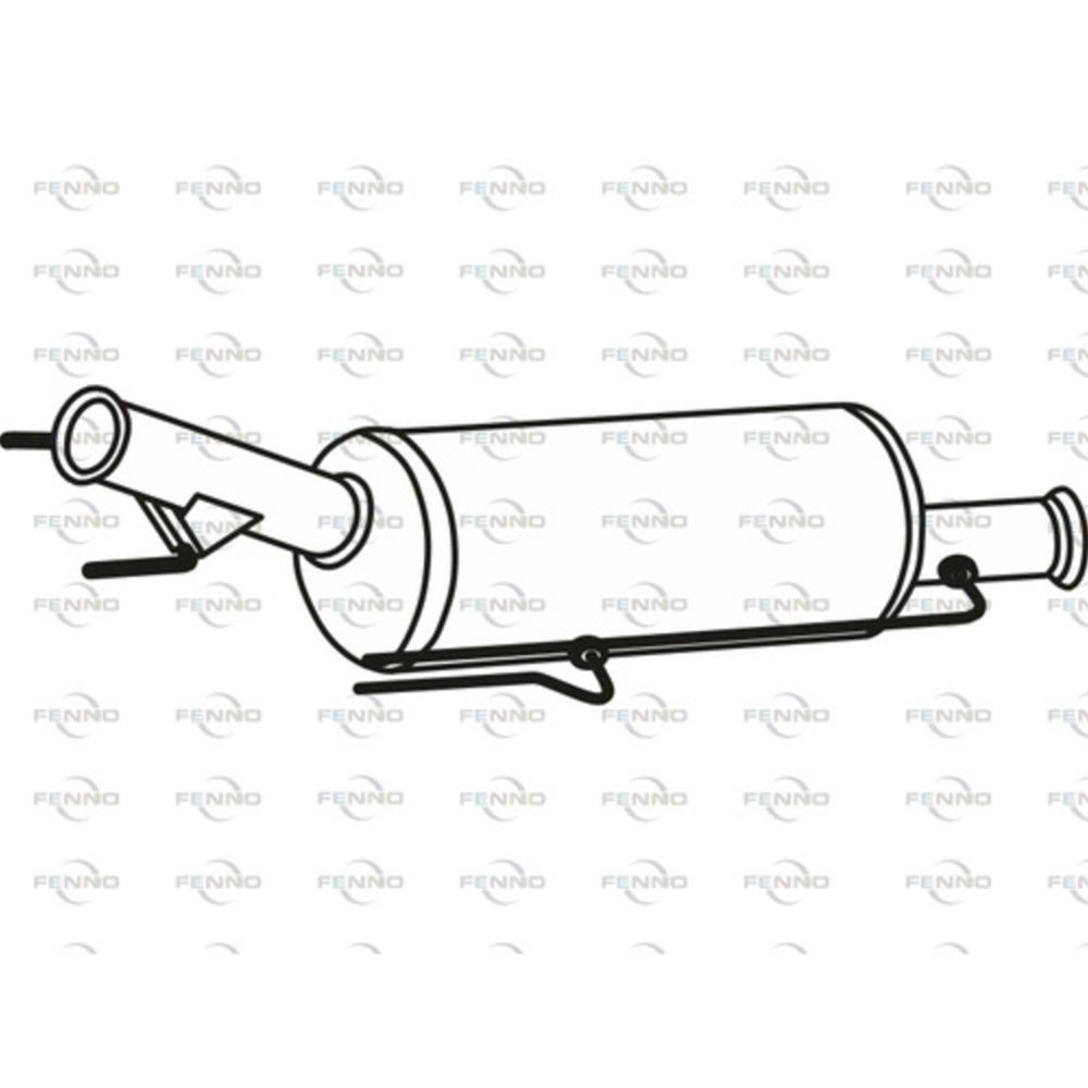 Sot-/partikelfilter, avgassystem 13-01171
