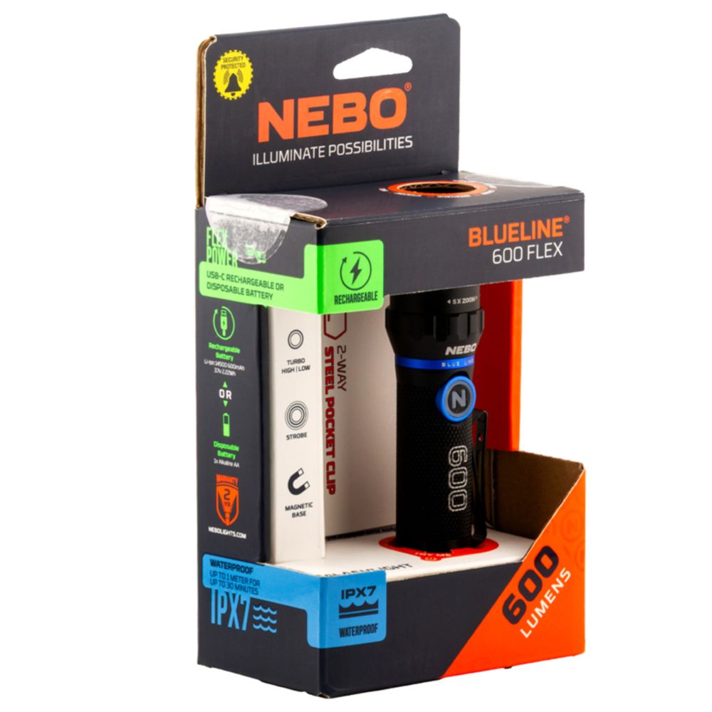 Nebo Blueline 600 Flex taskulamp