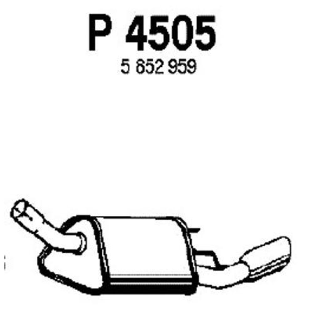 Takaäänenvaimentaja 14-4581