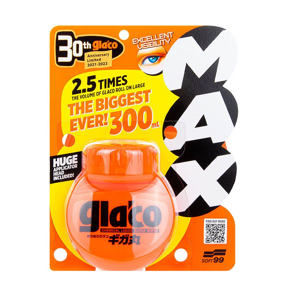 Soft99 Glaco Roll On MAX Lasipinnoite 300 ml