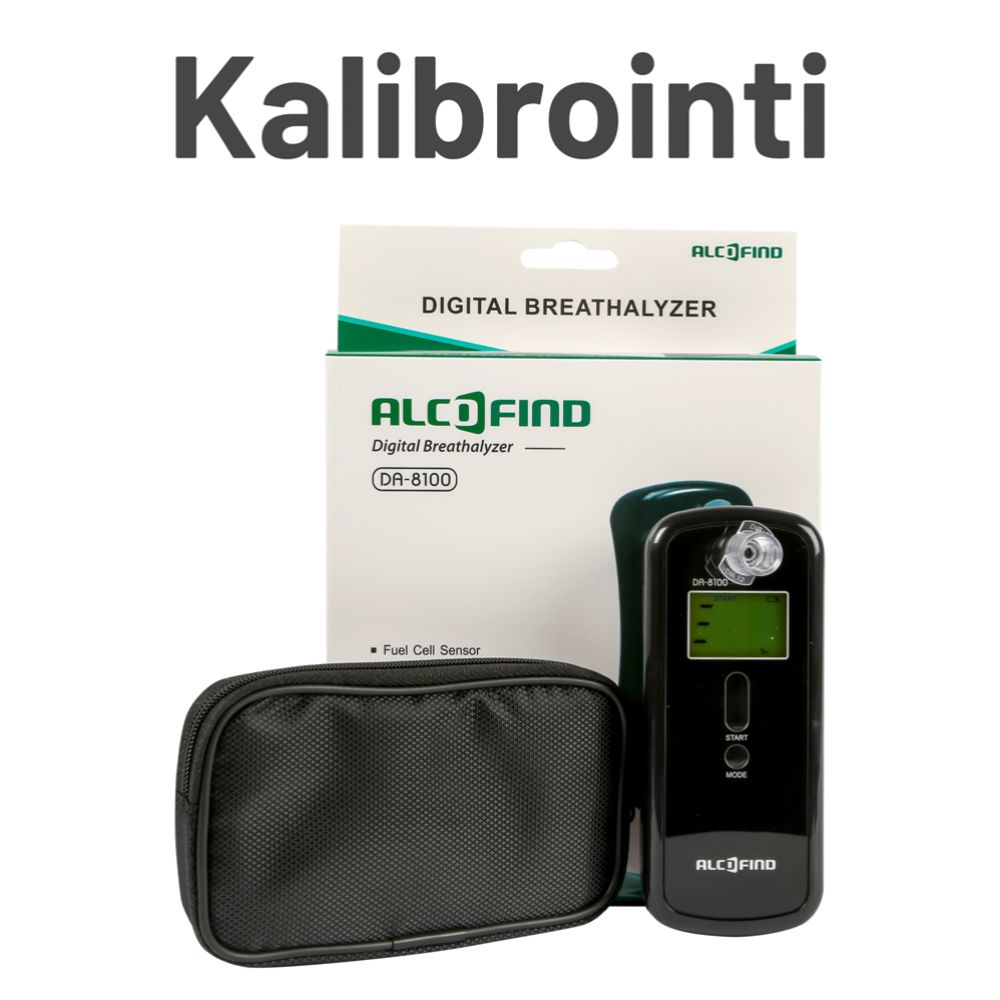 AlcoFind alkometrien kalibrointi