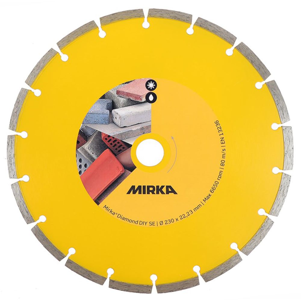 Mirka Diamond DIY segmenterad diamantkapskiva 230 mm