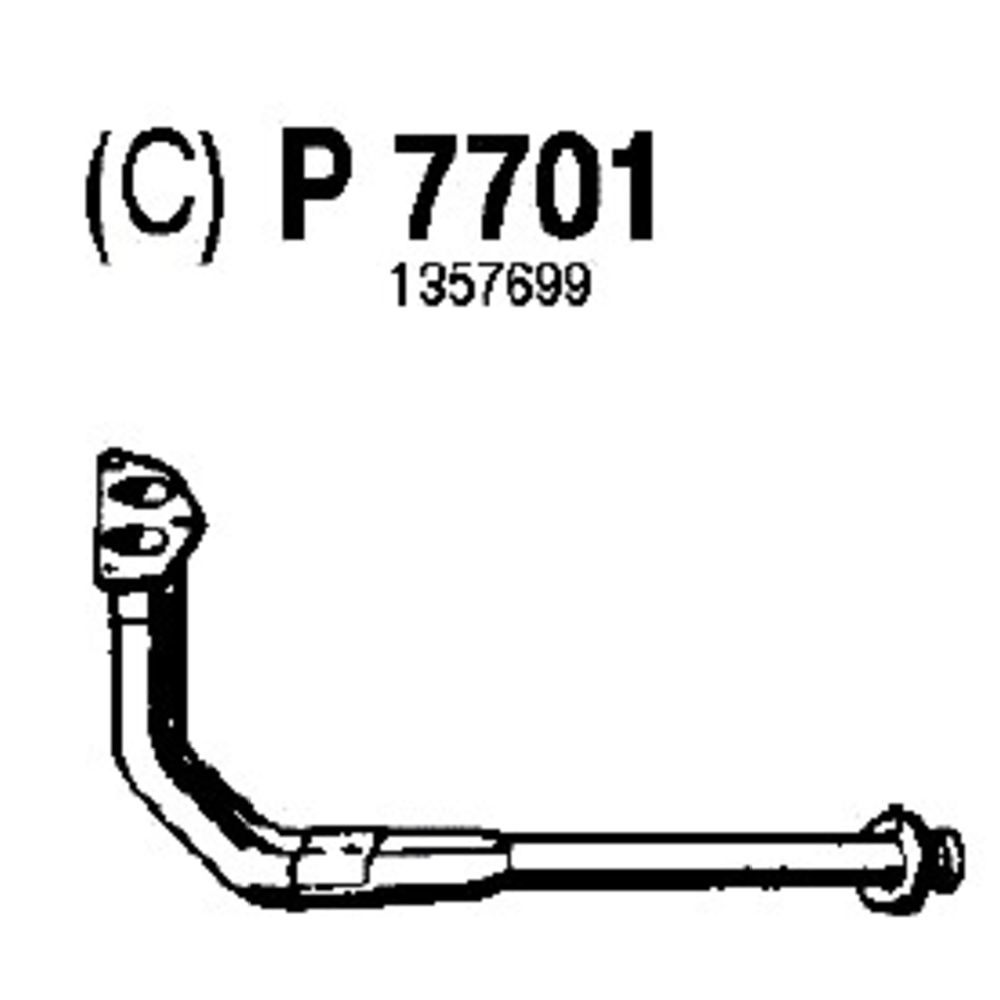 Avgasrör 14-7701