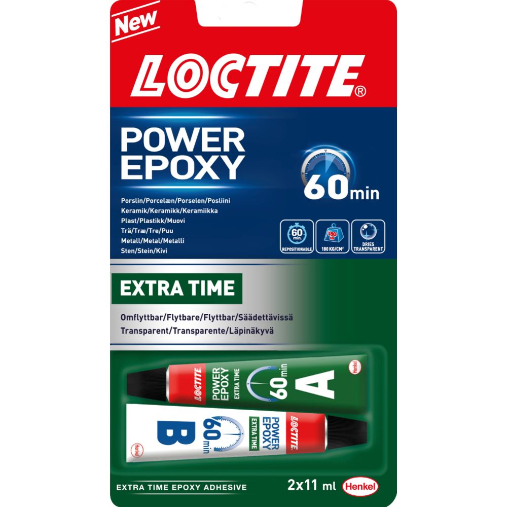 LOCTITE Power Epoxy Extra Time epoksiliima 25g