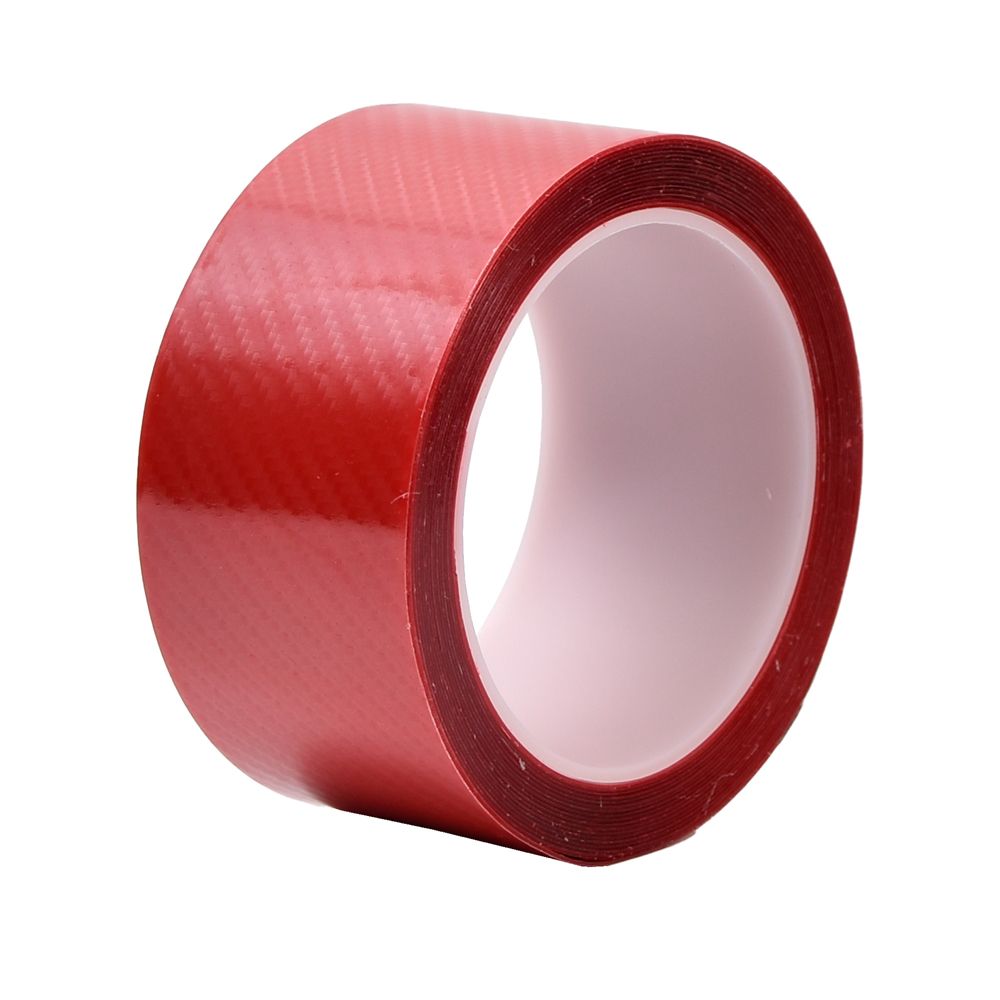 Finbullet "carbon-look" vinüüllint 50 mm x 5 m punane