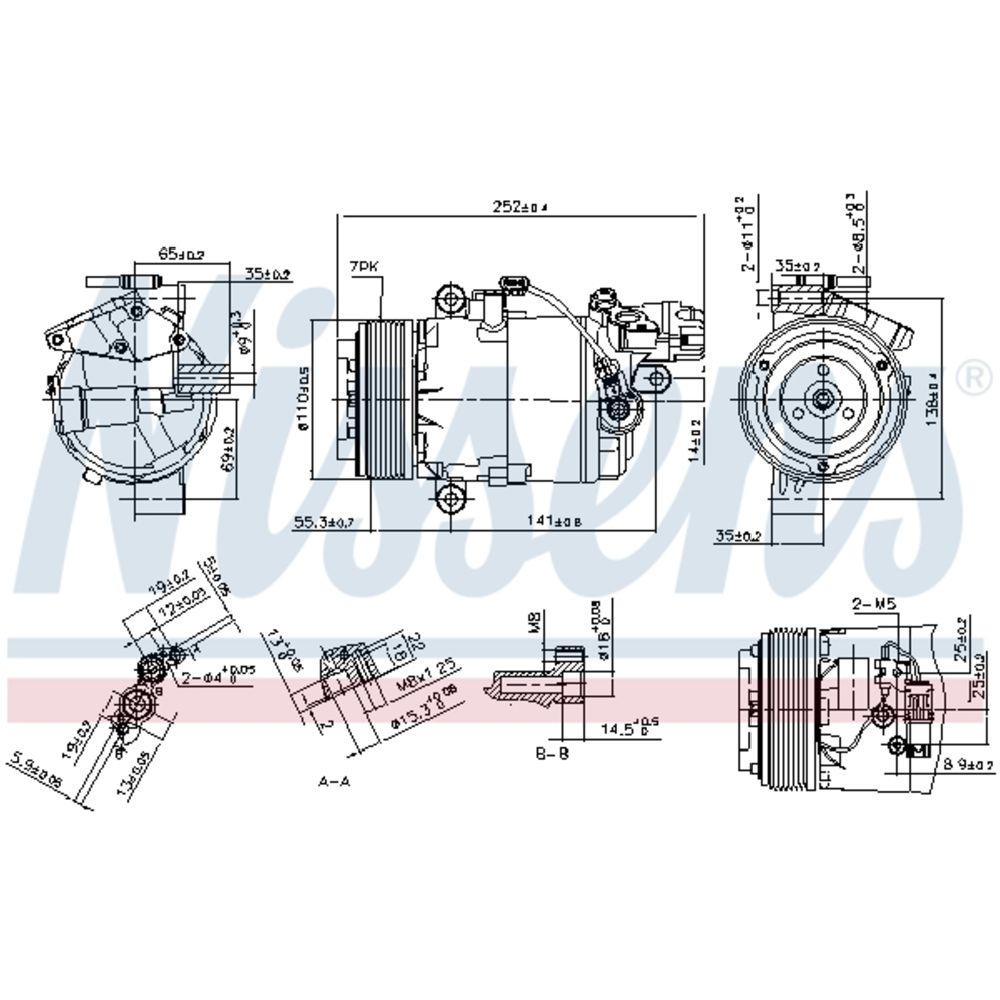 Ilmastointilaitteen kompressori 30-00442
