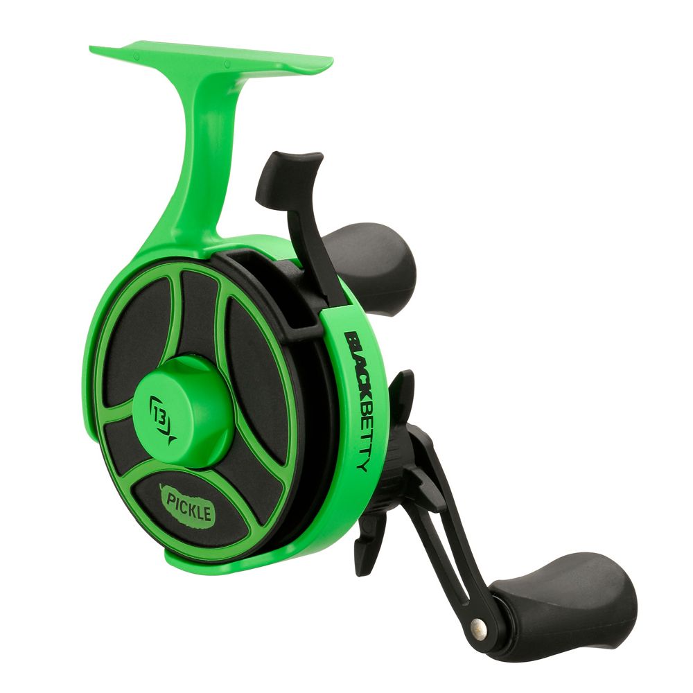 13 Fishing Black Betty FreeFall Ghost Radioactive 2.5 pimpelrulle vänsterhänt