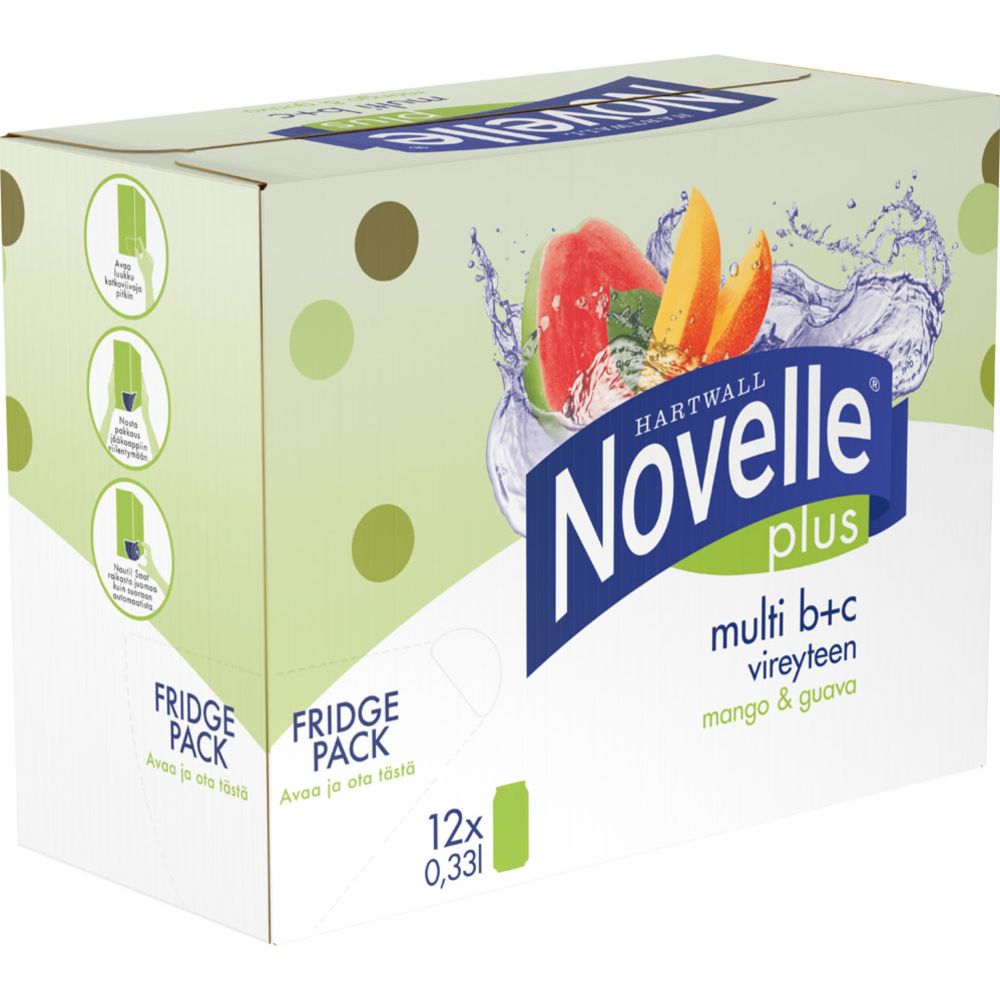 Hartwall Novelle Plus Multi B+C 0,33l tlk 12-pack