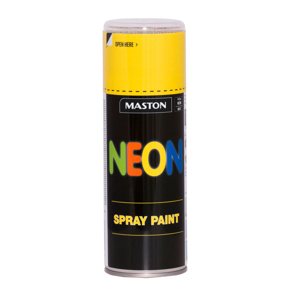 Maston sprayfärg neongul 400 ml