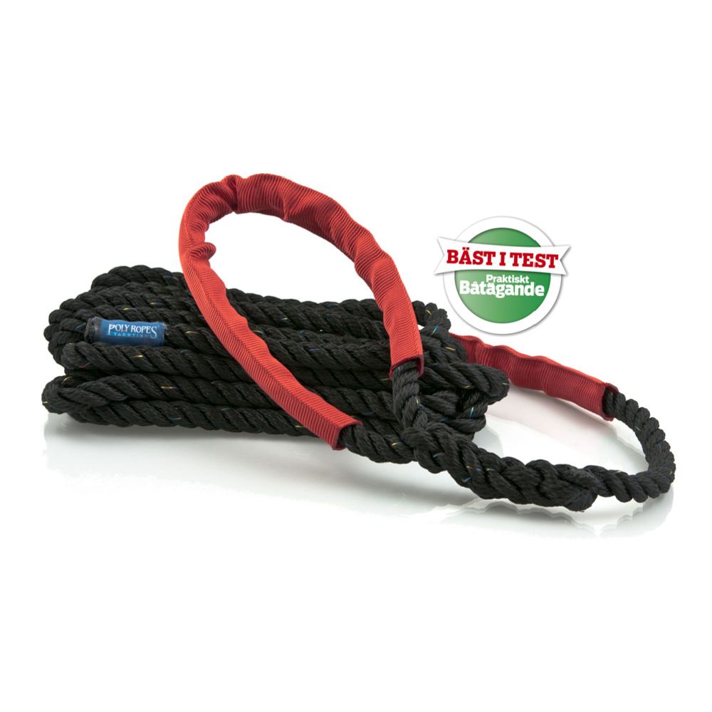Poly Ropes Storm kiinnitysköysi musta 6m