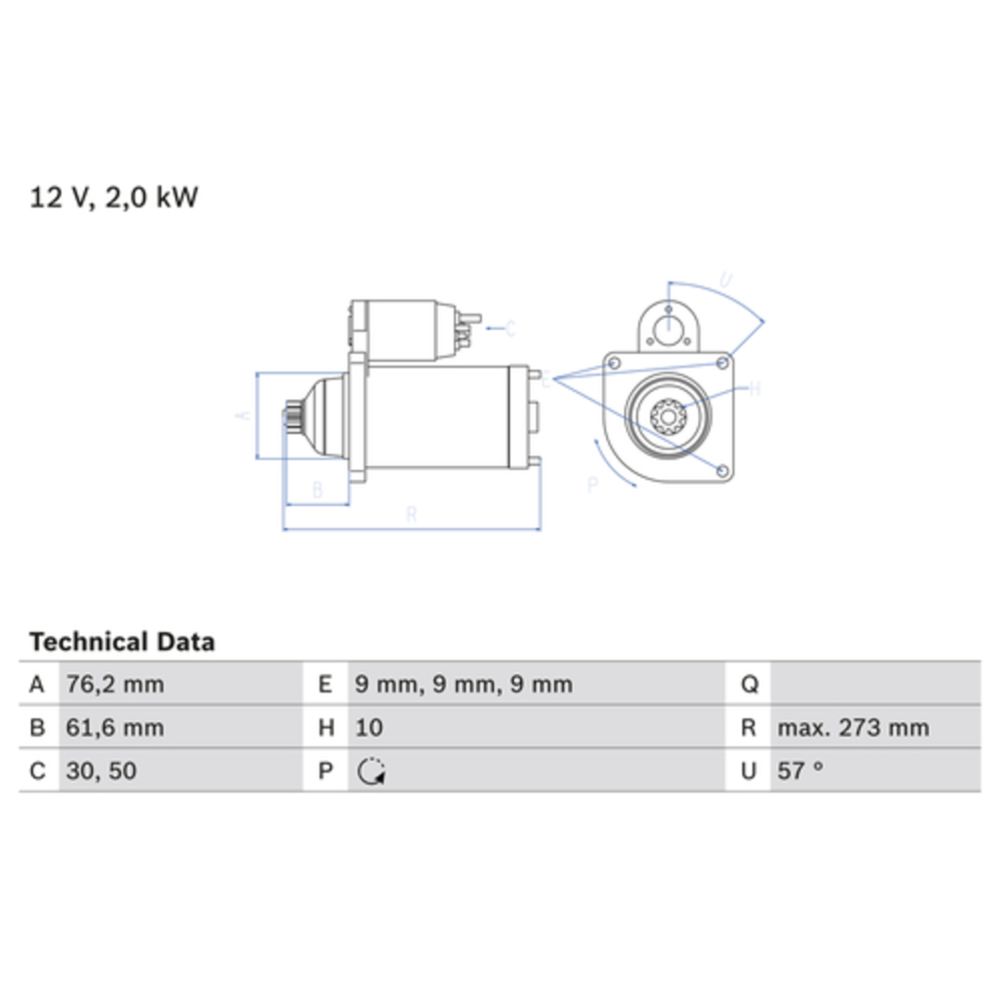 Käynnistinmoottori 13-2882