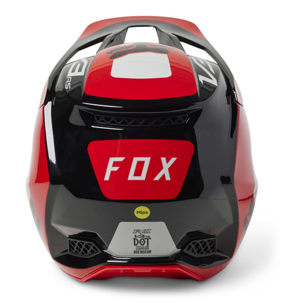 Fox V3 RS Efekt crossikypärä punainen