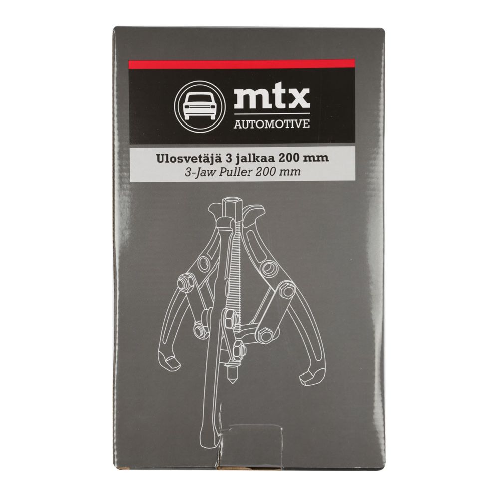 MTX Automotive trearmad avdragare 200 mm