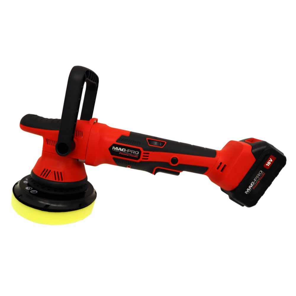 Mag-Pro Power Tools ekstsentriline poleerimismasin, 18 V, 4,0 Ah