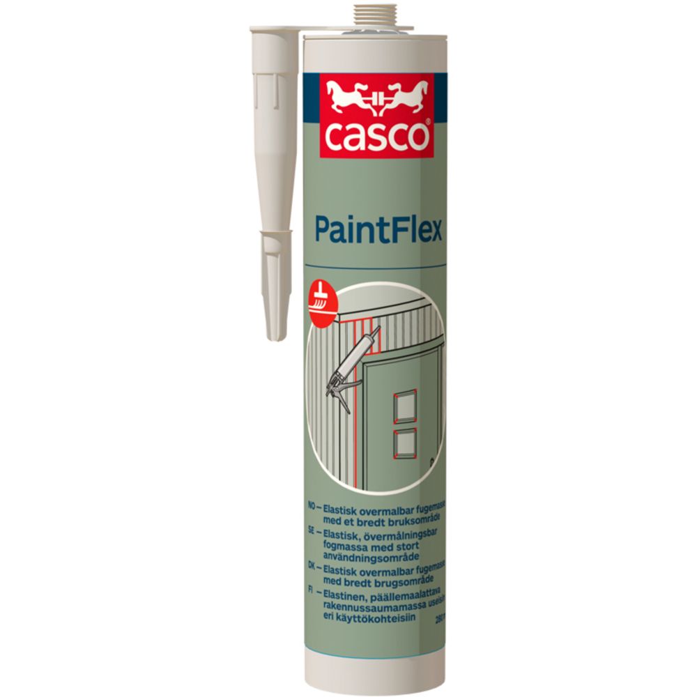 Casco PaintFlex elastinen saumamassa, valkoinen 280 ml