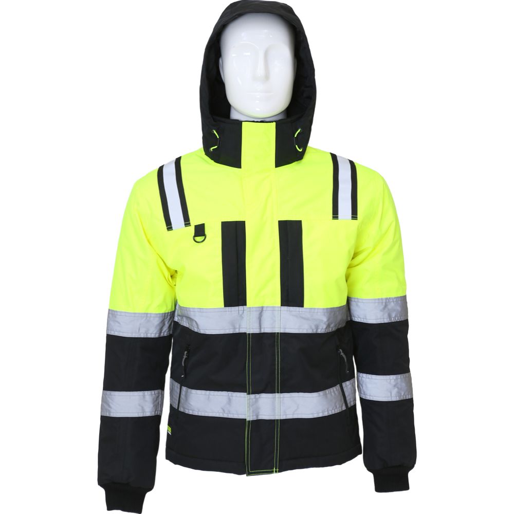 MTX Workgear talvitakki hi-vis keltainen/musta