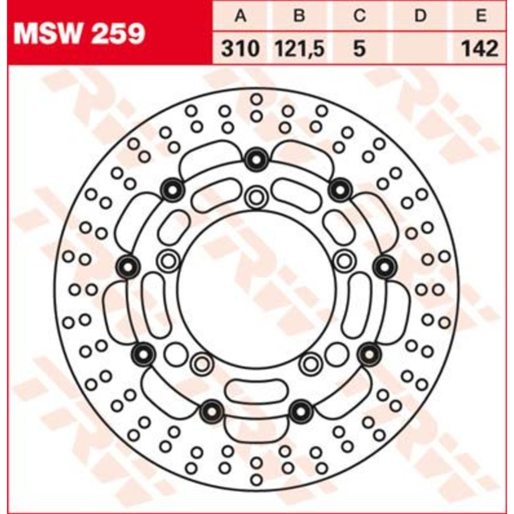 Bromsskiva 98-22589