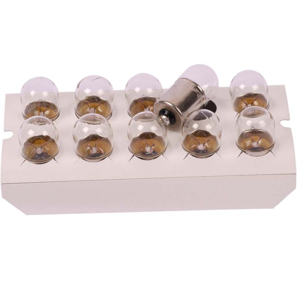 Philips BA15s metallsockellampa 12V 5W R5W 10 st.