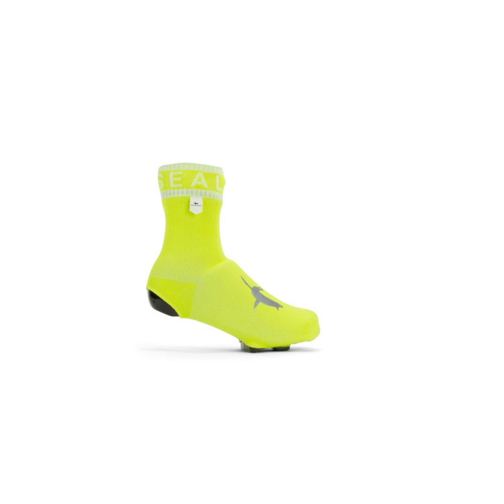 Sealskinz vedenpitävät kengänsuojat pyöräilyyn keltainen S/M
