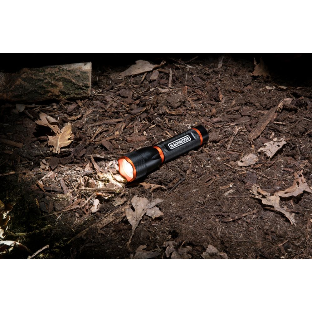 Black+Decker taskulamp, 500 lm, 100 m, 3 x AAA