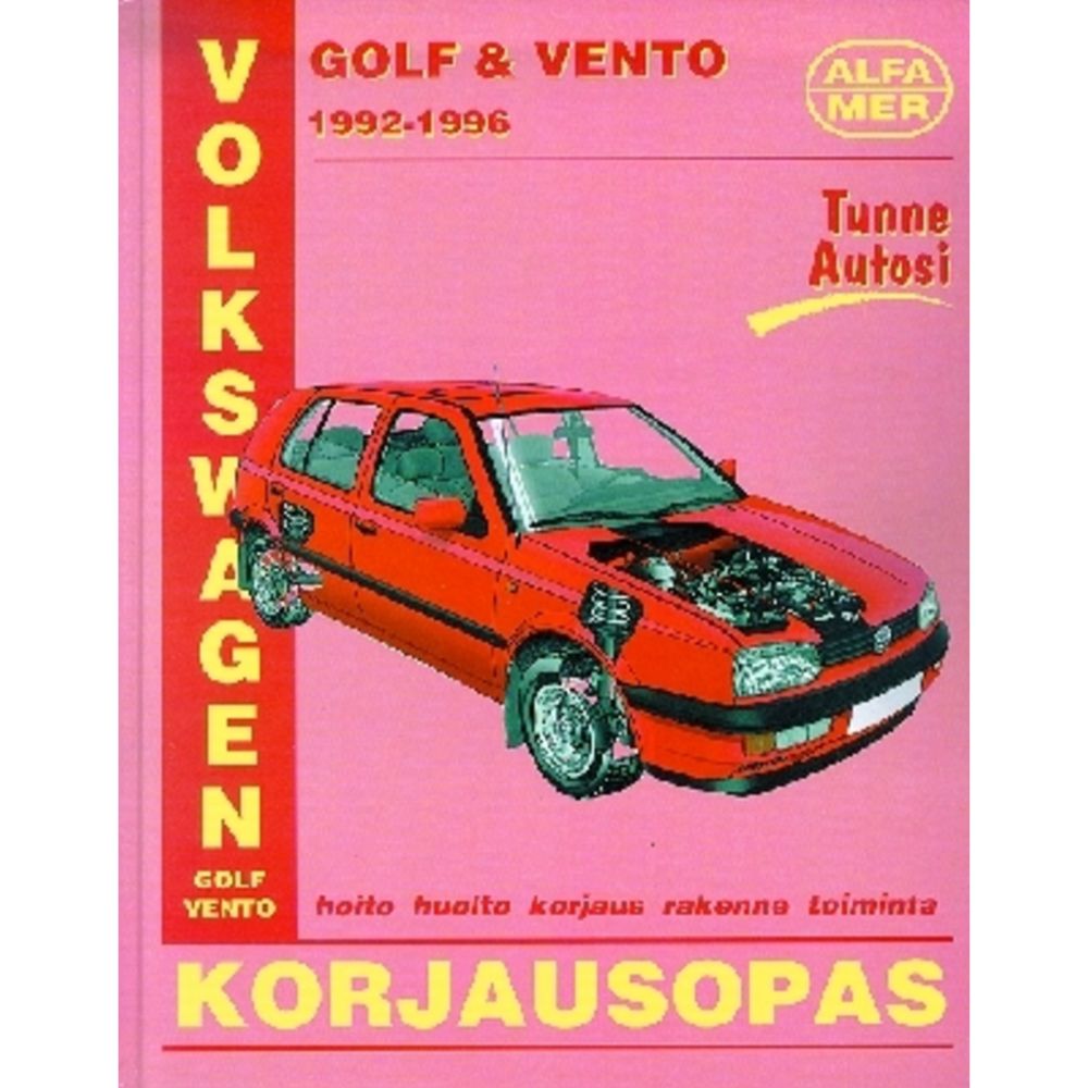 Korjausopas VW Golf/Vento 92->96
