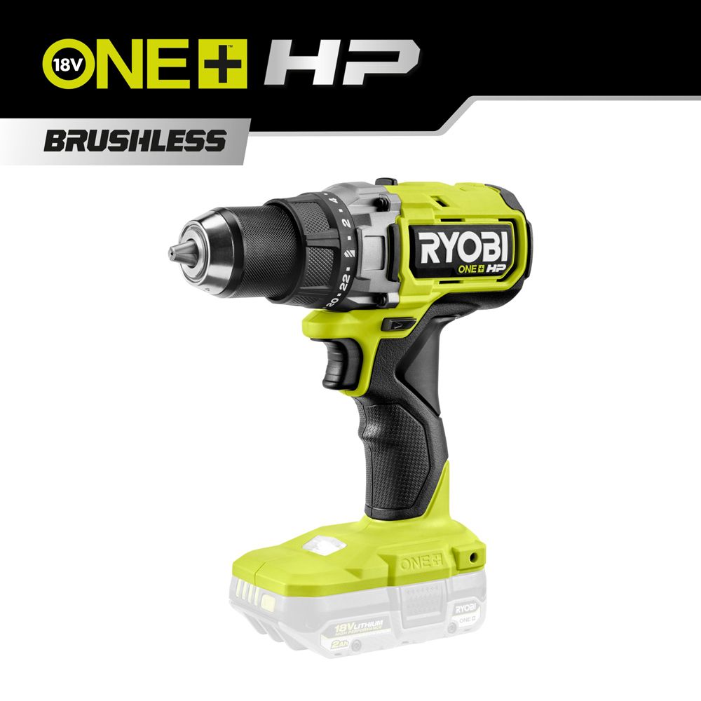 Ryobi ONE+ HP batteridriven borrmaskin RDD18X1-0 utan batteri