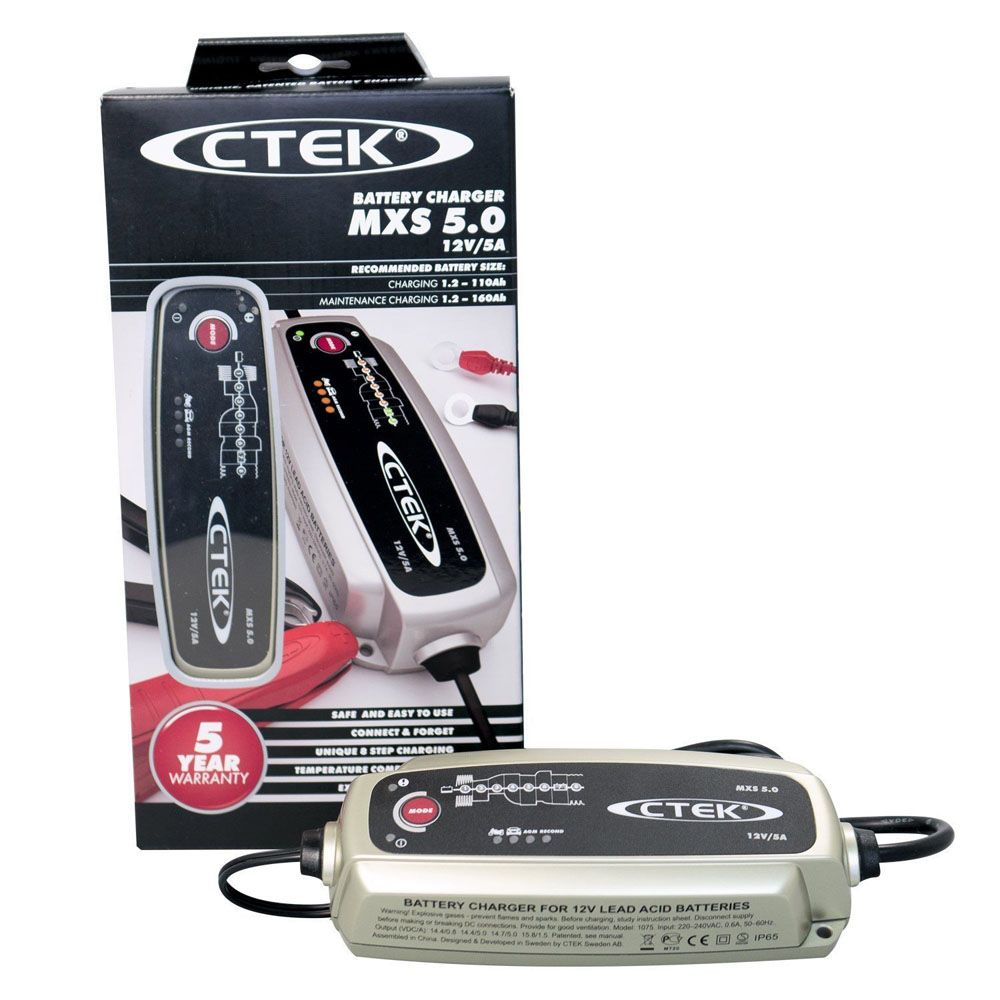 CTEK ylläpitolaturi MXS 5.0 12 V / 5 A