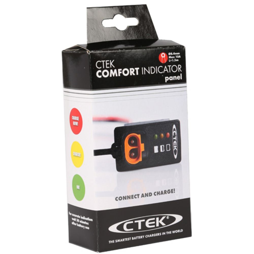 CTEK batteritestpanel 12 V M8-ringkabelskor 1,5 m kabel