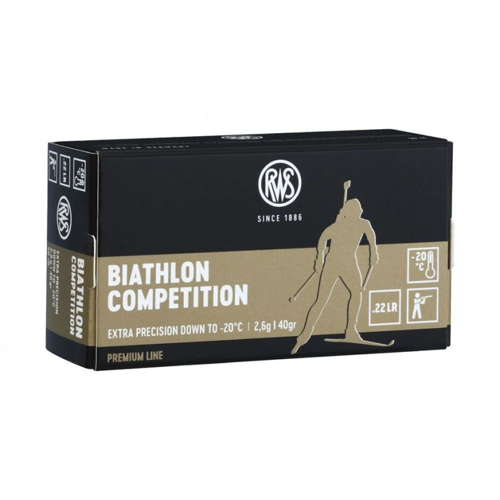 RWS Biathlon Competition .22 LR 2.6 g/ 40 gr 320 m/s 50 kpl
