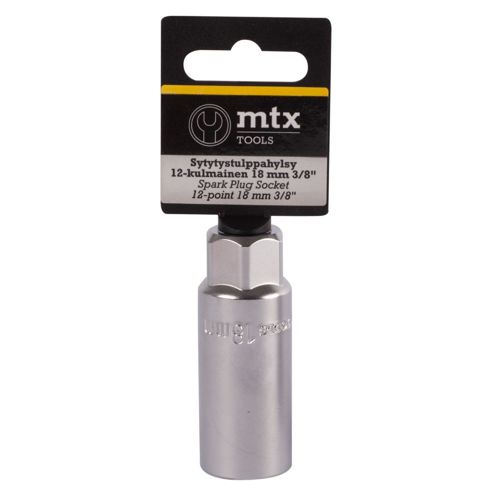 MTX Tools tändstiftshylsa 12-kant 18 mm 3/8"