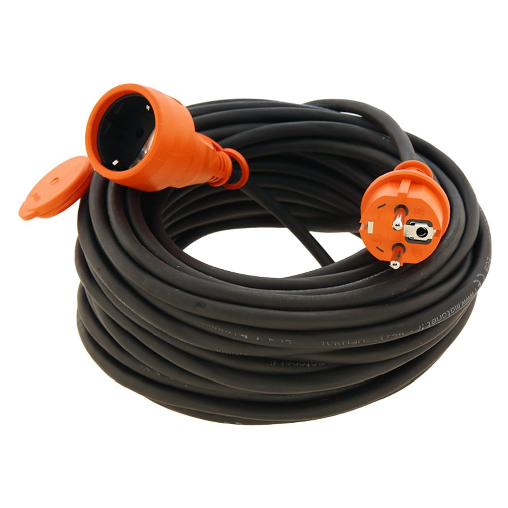Airam 1-osaline pikendusjuhe, kummikaabel, 20 m, 3 x 1,5 mm², IP44
