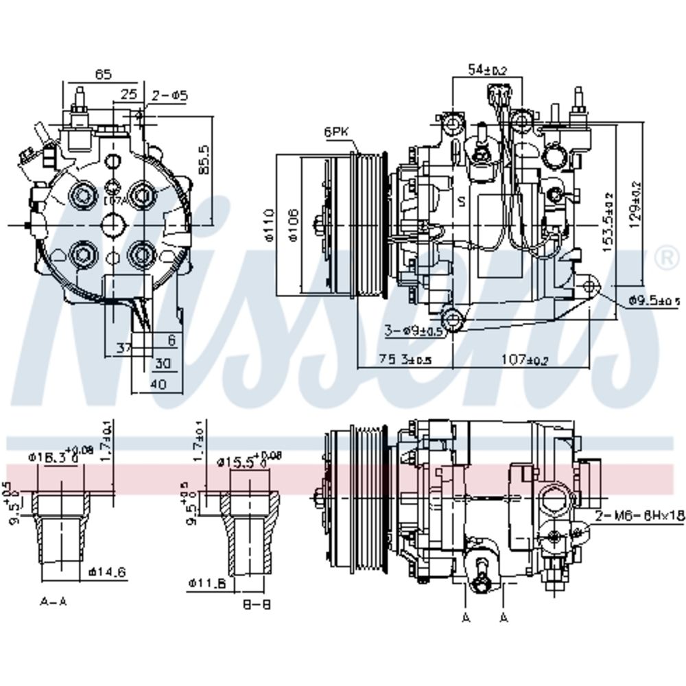 Ilmastointilaitteen kompressori 30-00361