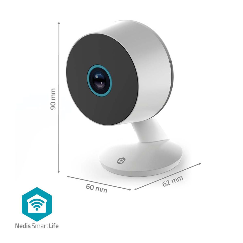 Nedis SmartLife övervakningskamera inomhus Wi-Fi 3MP Full HD