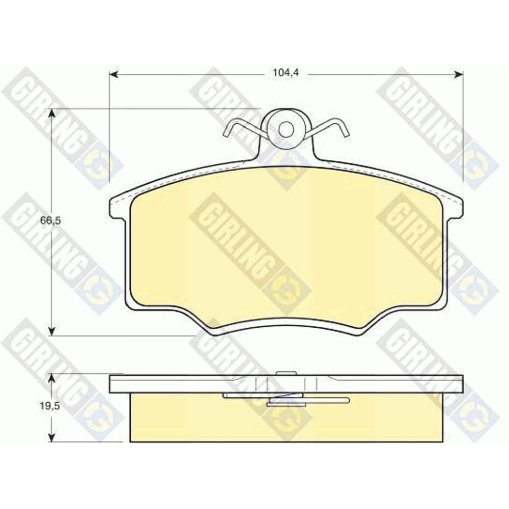 Piduriklotside komplekt 97-22824