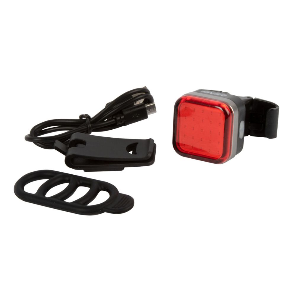 Fastr Cube polkupyörän USB-ladattava takavalo