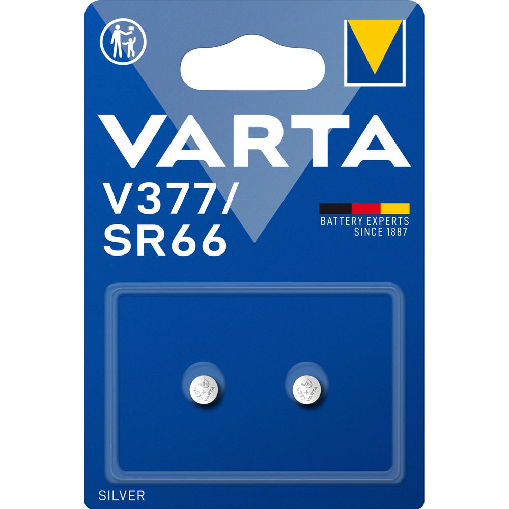 VARTA V377/SR66 nappiparisto, 2 kpl