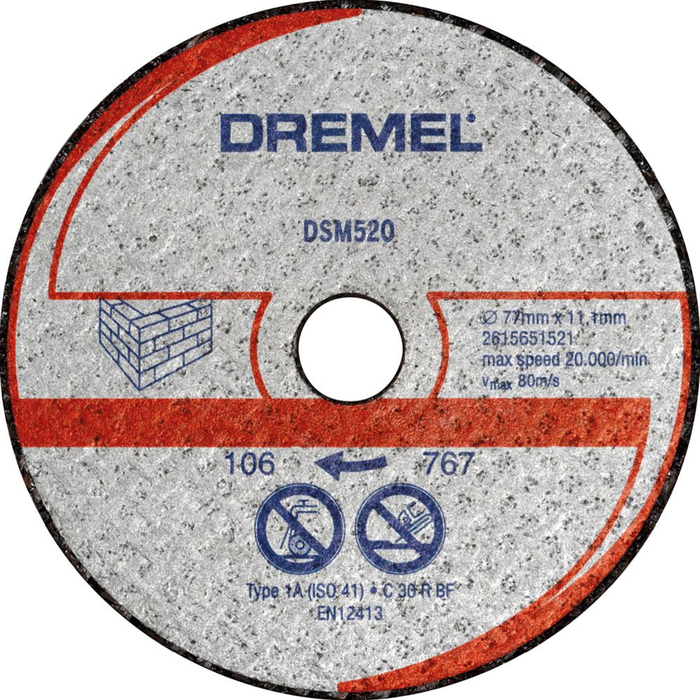 Dremel DSM520 katkaisulaikka betonille
