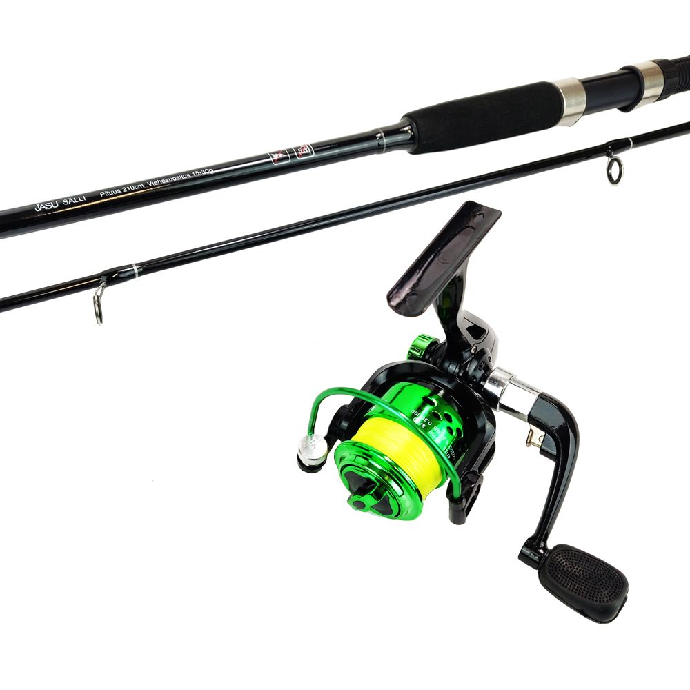 Jasu Sälli medium õngenööriga spinningukomplekt, 210 cm, 15—30 g