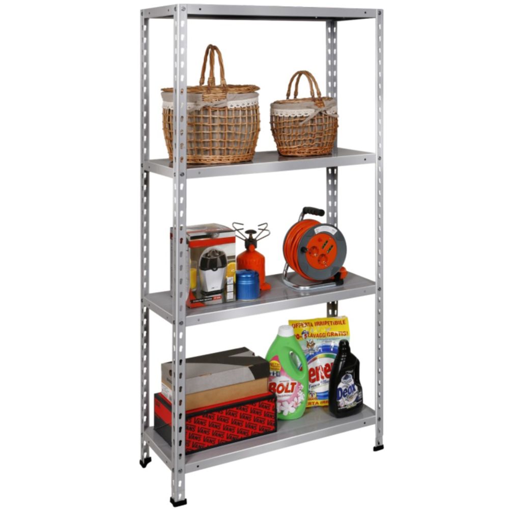 Bizzotto MiniStarkit lagerhylla 750 x 300 x 1500 mm, förzinkad 160 kg