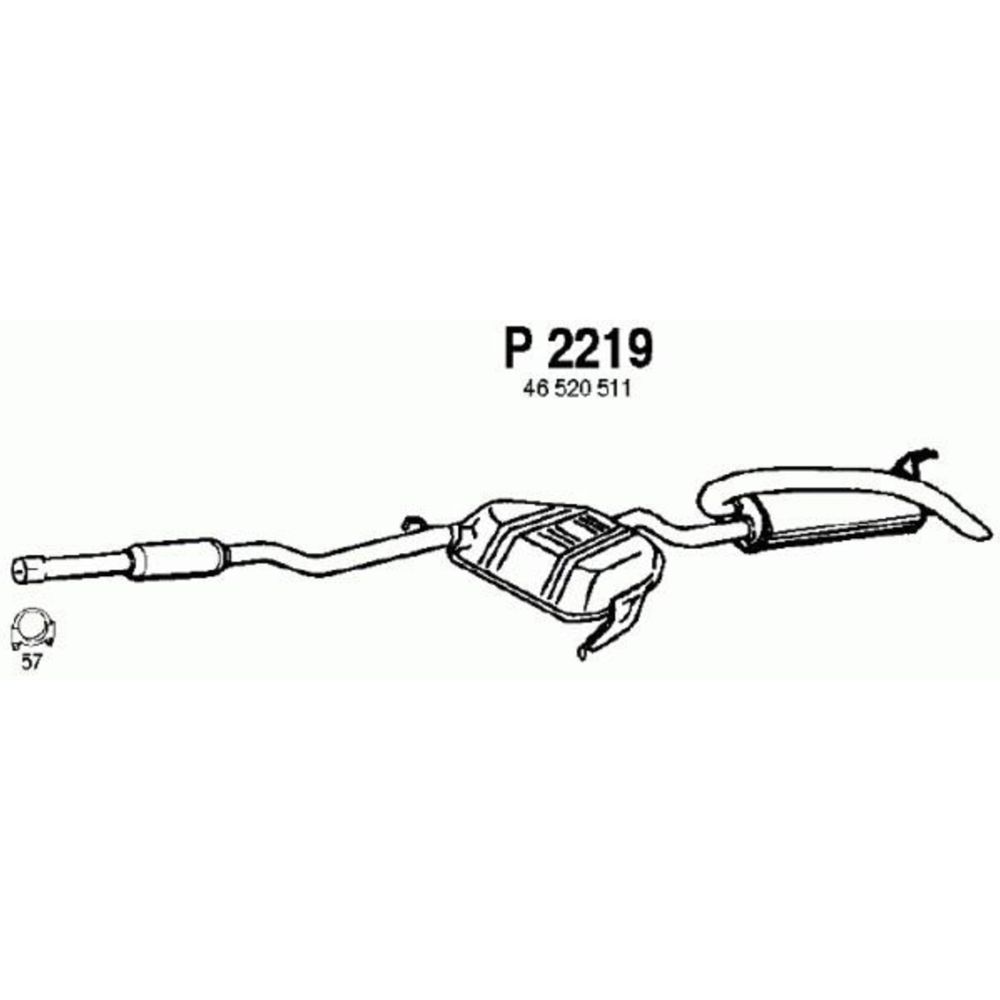 Takaäänenvaimentaja 14-2294